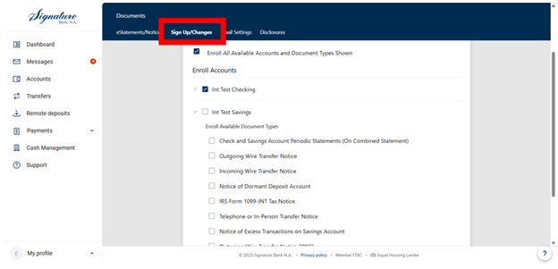 Accessing eStatements 5